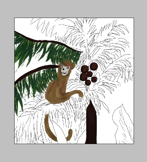 Creation of Rain Forest: Step 13